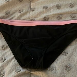 Salt + Cove Black and Pink Bikini Swimwear